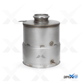 GESi-513 diesel oxidation catalyst with metal exhaust housing