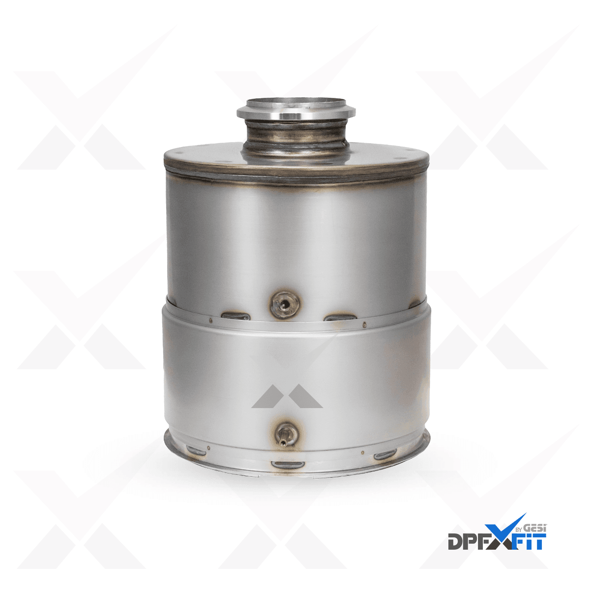 GESi-529 diesel oxidation catalyst with metal exhaust housing