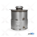 GESi-536 diesel oxidation catalyst with metal exhaust housing