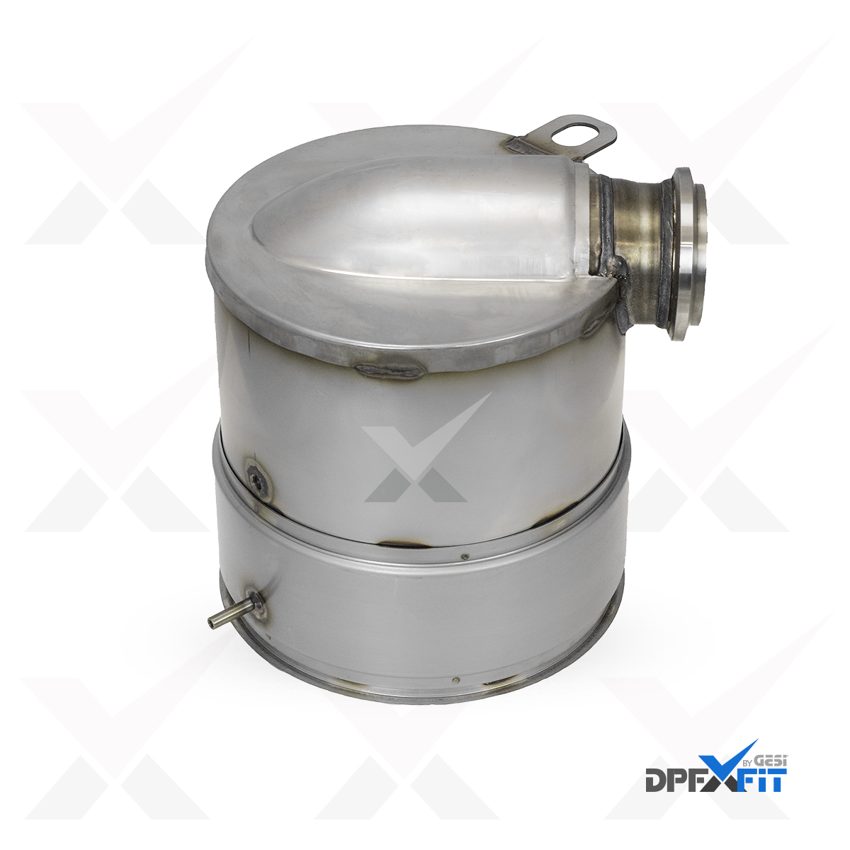 GESi-510 diesel oxidation catalyst with metal exhaust housing