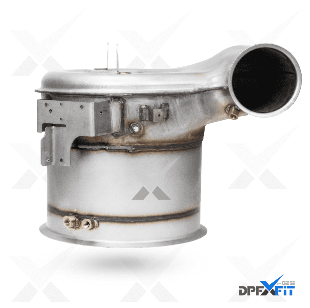 GESi-527 diesel oxidation catalyst with metal exhaust housing