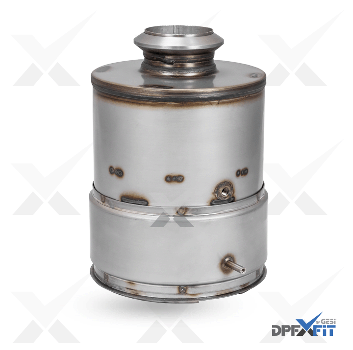 GESi-530 diesel oxidation catalyst with metal exhaust housing