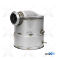 GESi-544 diesel oxidation catalyst with metal exhaust housing