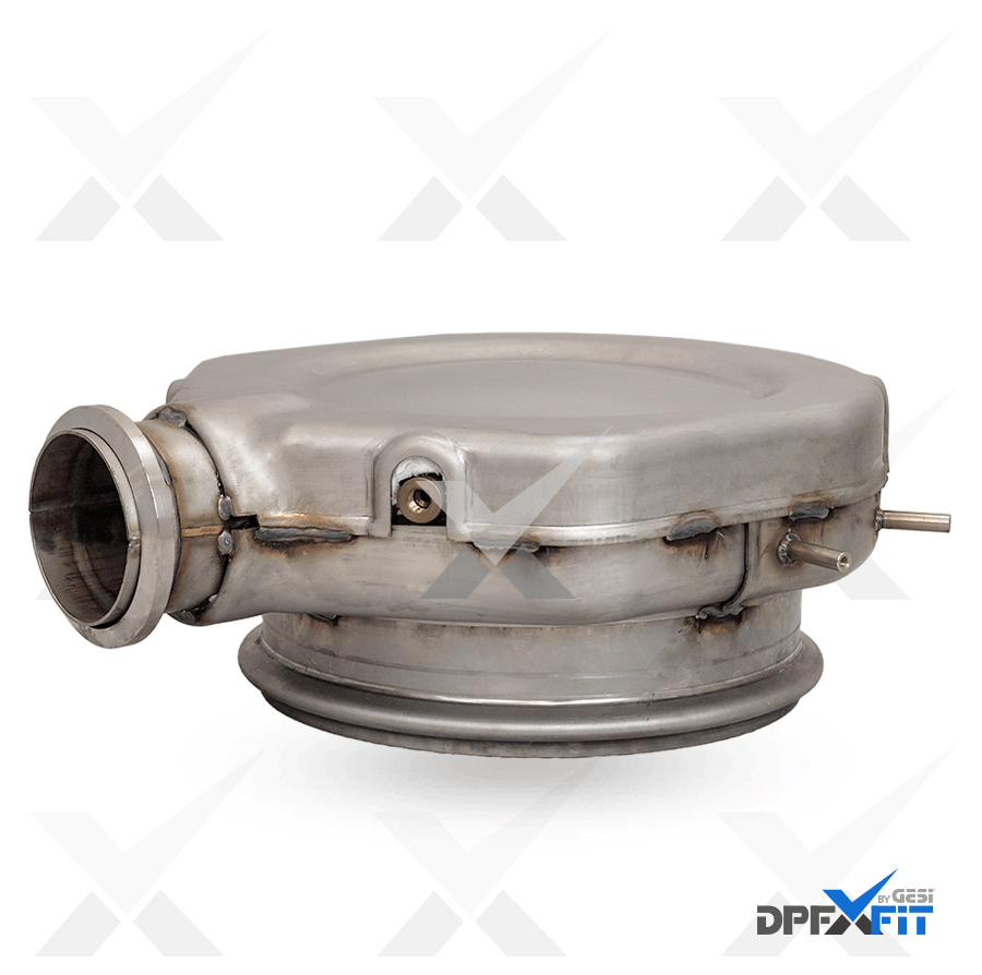 GESi-557 diesel oxidation catalyst with metal exhaust housing