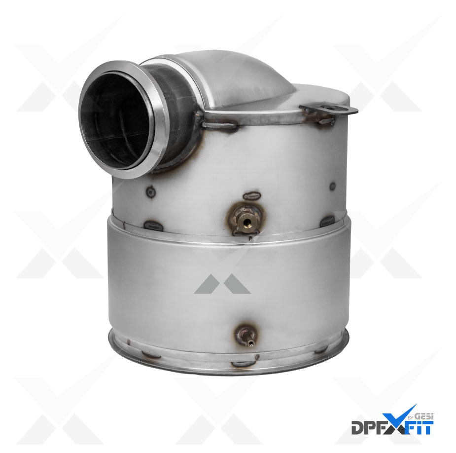 GESi-560 diesel oxidation catalyst with metal exhaust housing