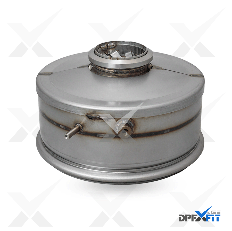GESi-563 diesel oxidation catalyst with metal exhaust housing
