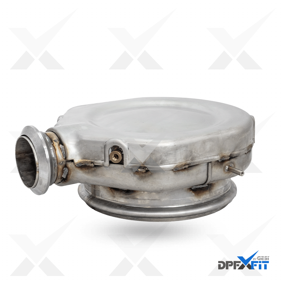 GESi-565 diesel oxidation catalyst with metal exhaust housing