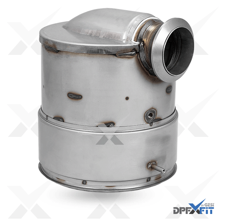 GESi-566 diesel oxidation catalyst with metal exhaust housing