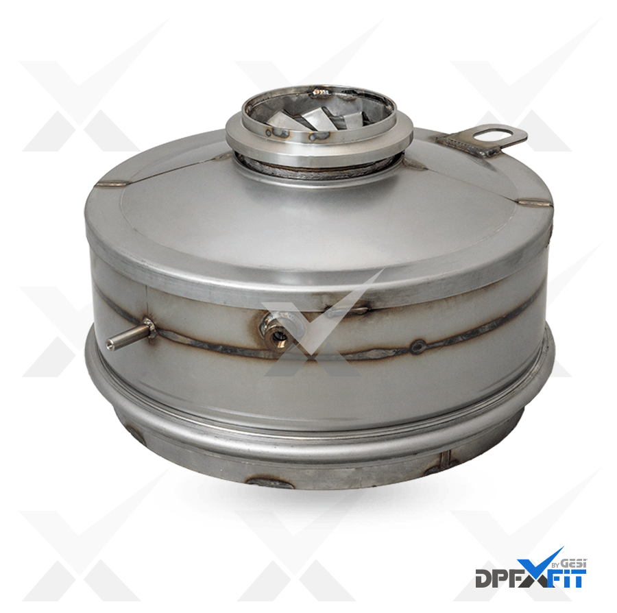 GESi-567 diesel oxidation catalyst with metal exhaust housing