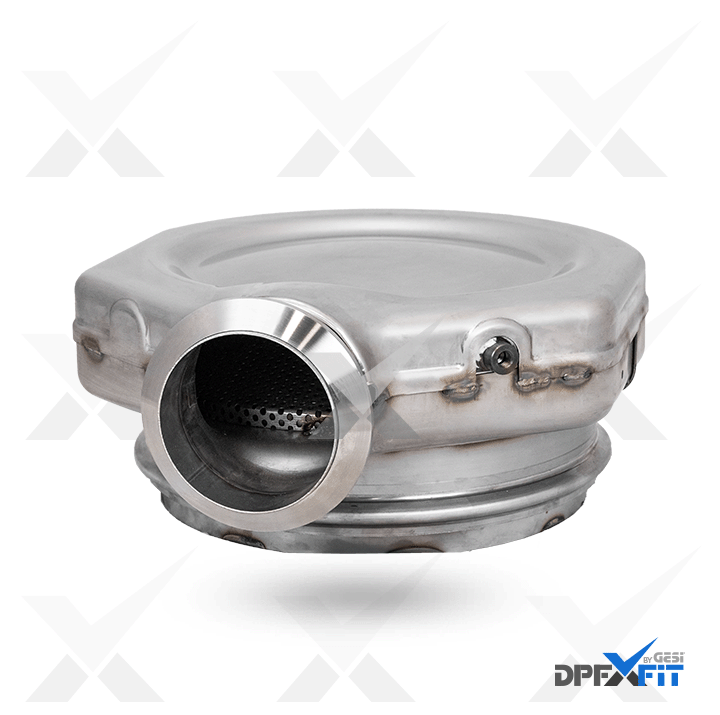 GESi-569 diesel oxidation catalyst with metal exhaust housing