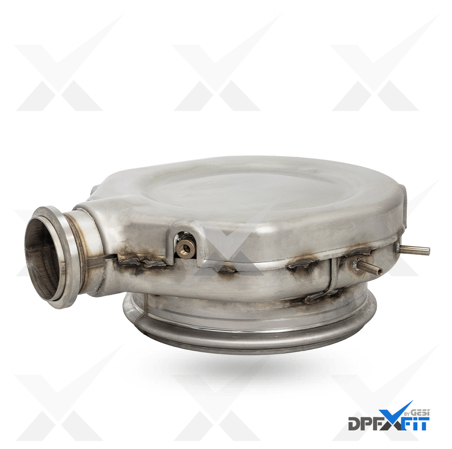 GESi-573 diesel oxidation catalyst with metal exhaust housing