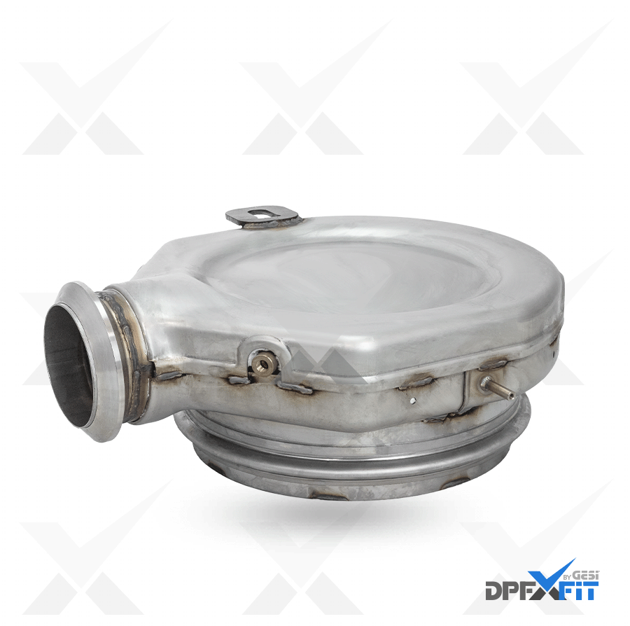 GESi-576 diesel oxidation catalyst with metal exhaust housing