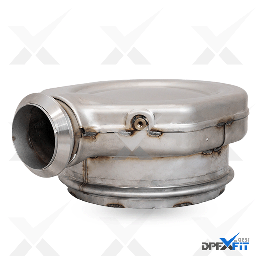 GESi-580 diesel oxidation catalyst with metal exhaust housing