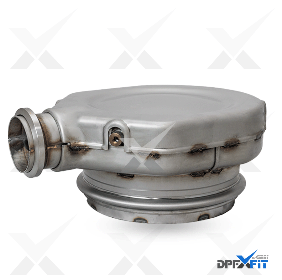 GESi-581 diesel oxidation catalyst with metal exhaust housing