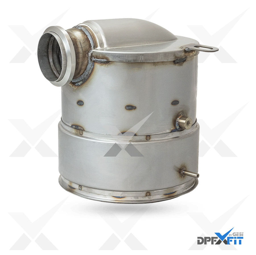 GESi-584 diesel oxidation catalyst with metal exhaust housing
