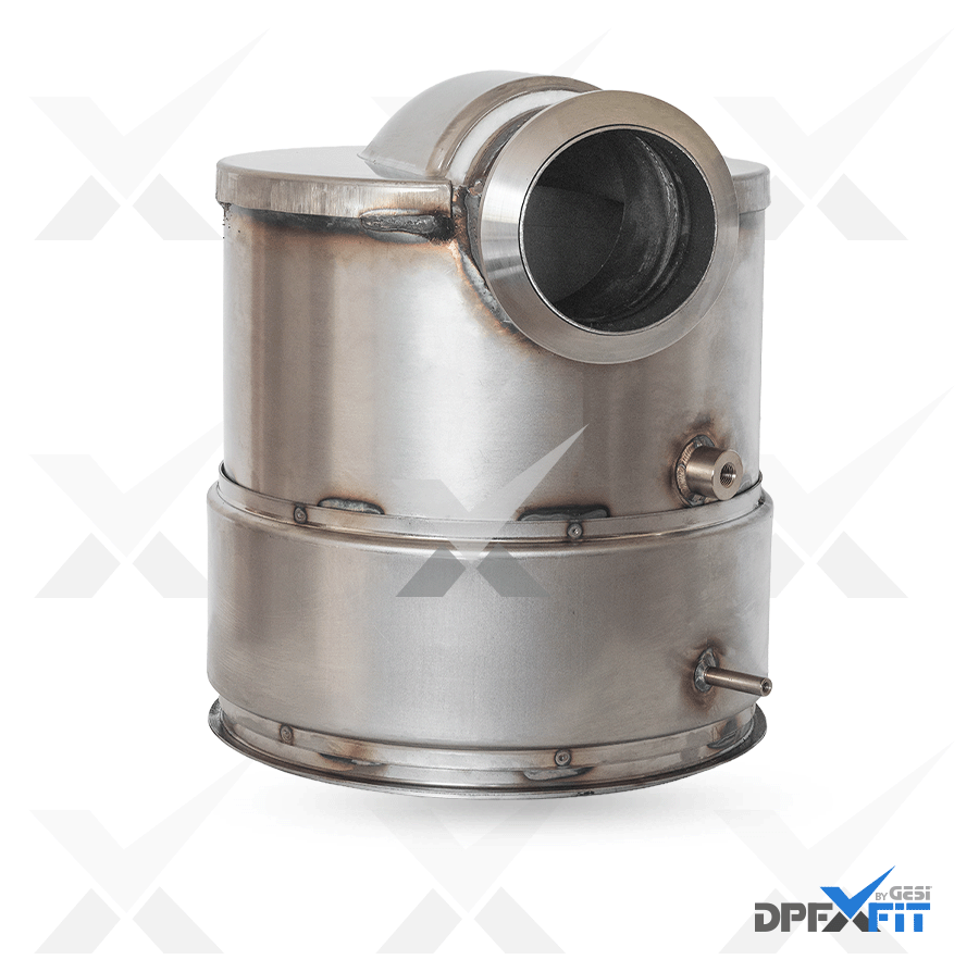 GESi-586 diesel oxidation catalyst with metal exhaust housing